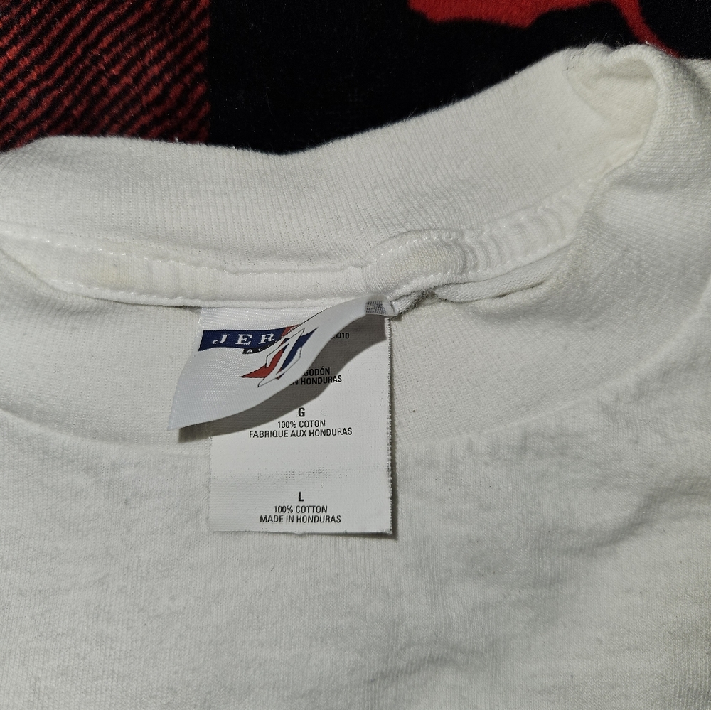 1999 vintage NHRA Winston John Force autographed Tshirt